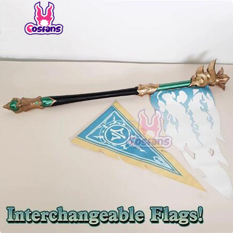 Cosplay Material For Prop - شعر مستعار تأثيري Huohuo-Star ، أعلام