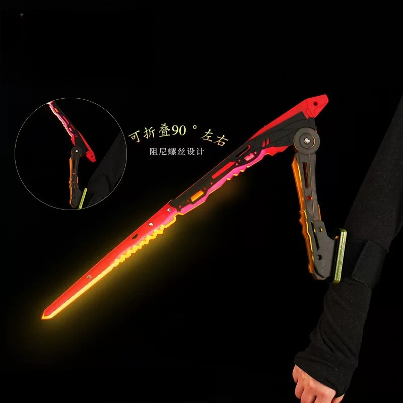 Cosplay Prop Knife - سيف كاتانا سايبربانك أنيمي، سيف مضيء