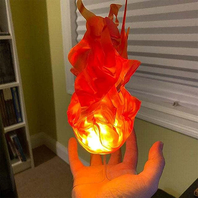 Cosplay Fireball Prop - كرة نارية عائمة جديدة للهالوين، كرة