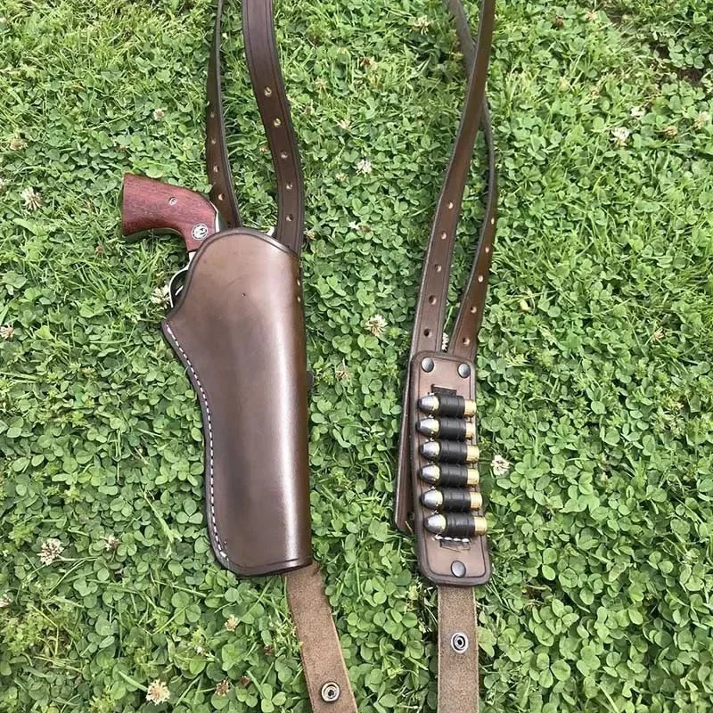 Cosplay Prop Pistol - CyMedieval هالوين تأثيري الدعامة بولي Leather