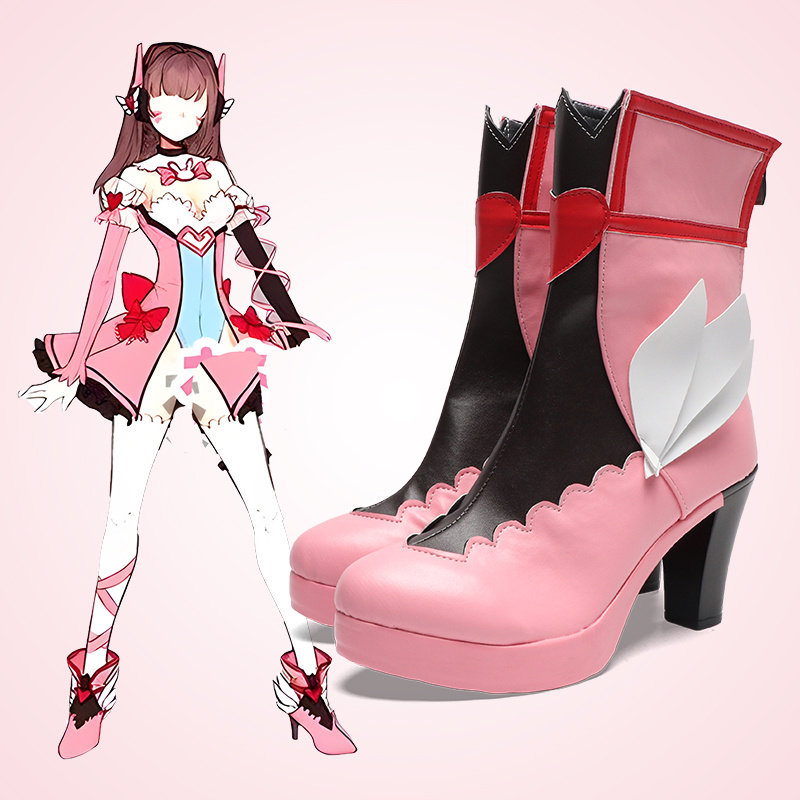 Dva Cosplay Prop - أحذية تنكرية مخصصة للعبة DVA، أحذية