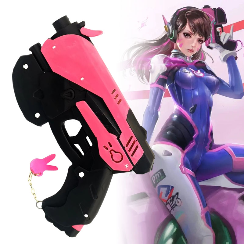 Dva Cosplay Prop - حجم حقيقي D.Va مسدس بندقية سلاح