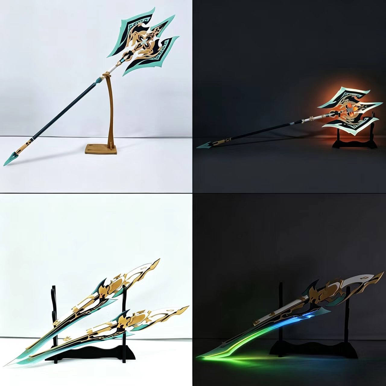 Cosplay Prop Axe - سيف وفأس فيشياو من لعبة هونكاي