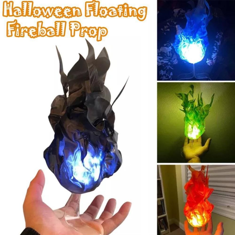 Cosplay Fireball Prop - إكسسوارات تنكرية، كرة نار عائمة، ديكور