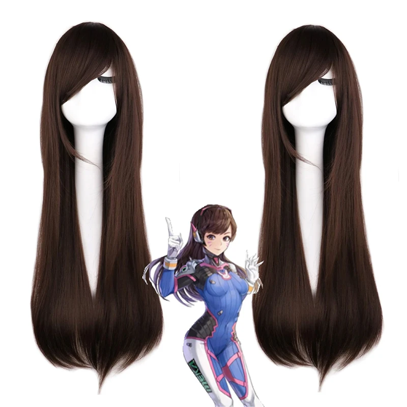 Dva Cosplay Prop - شعر مستعار كامل للتنكر، مستوحى من