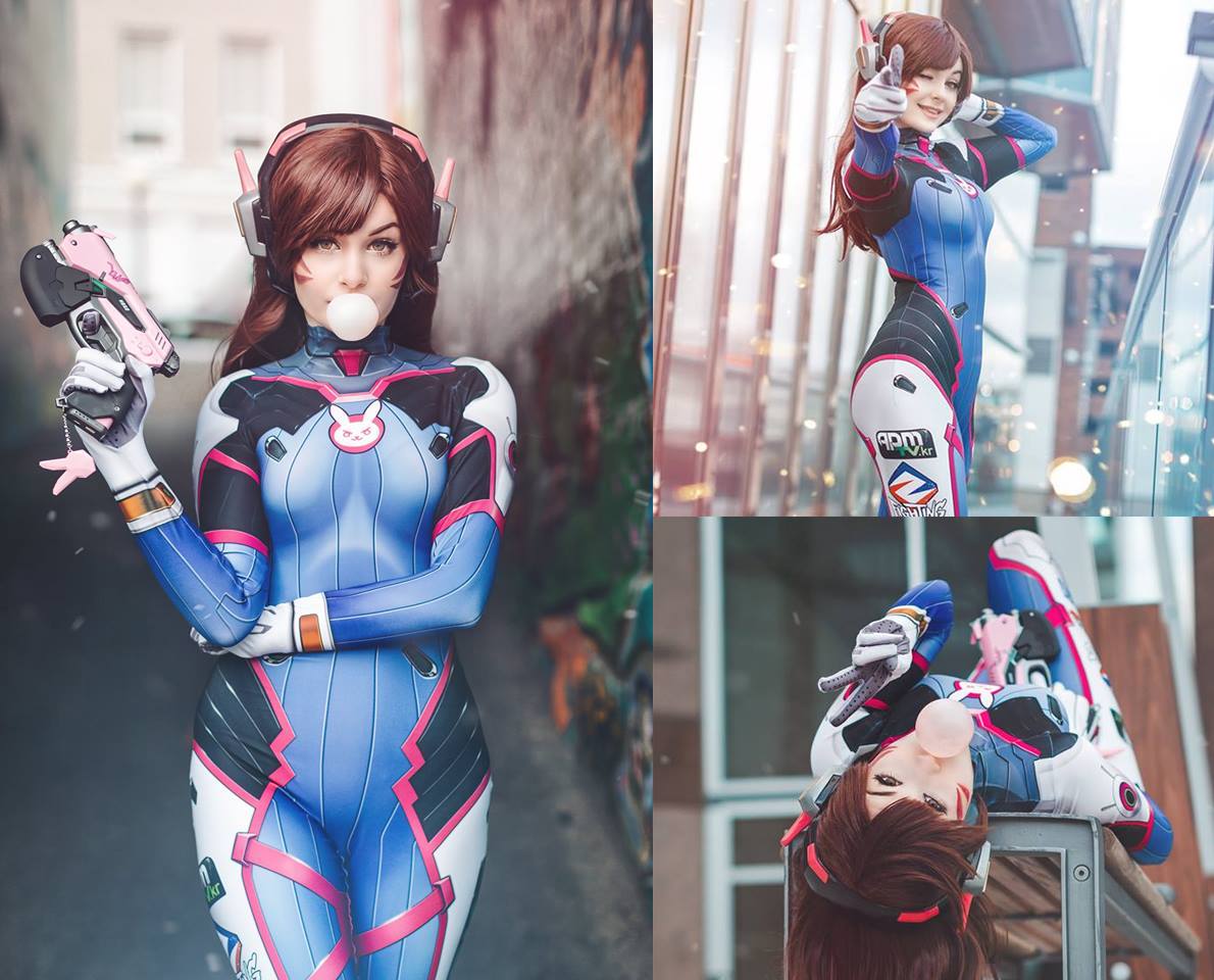 Dva Cosplay Prop - أزياء نسائية dva التأثيرية للبطل الخارق
