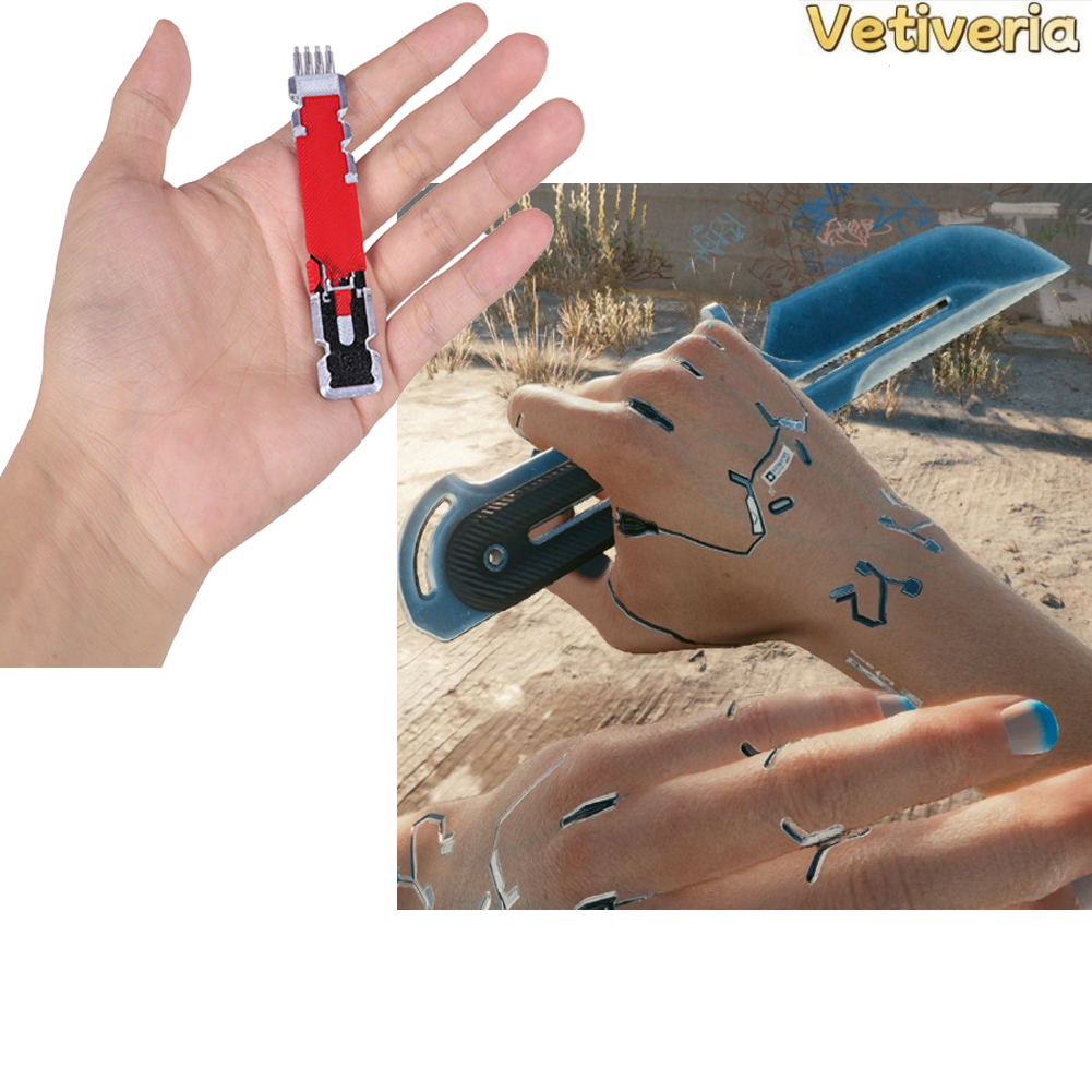 Cosplay Prop Knife - لعبة للبالغين 2077، أدوات تنكرية بشريحة