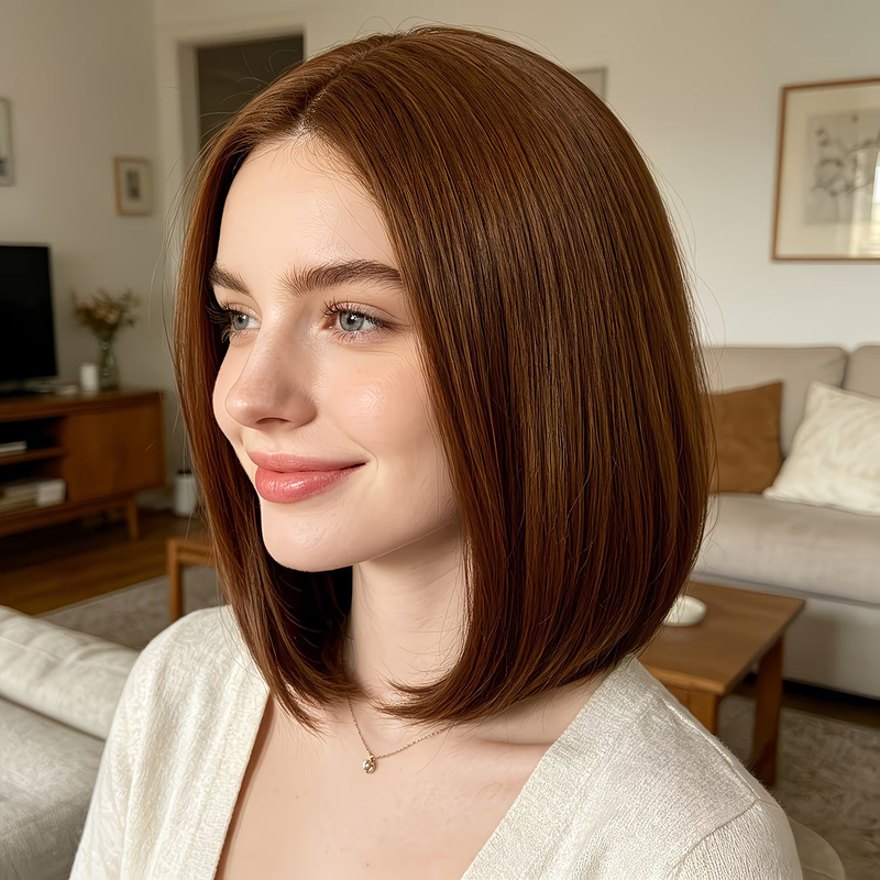 باروكة قصيرة بواجهة مفتوحة، لو - مراجعة Wig Fiber Net وسعره
