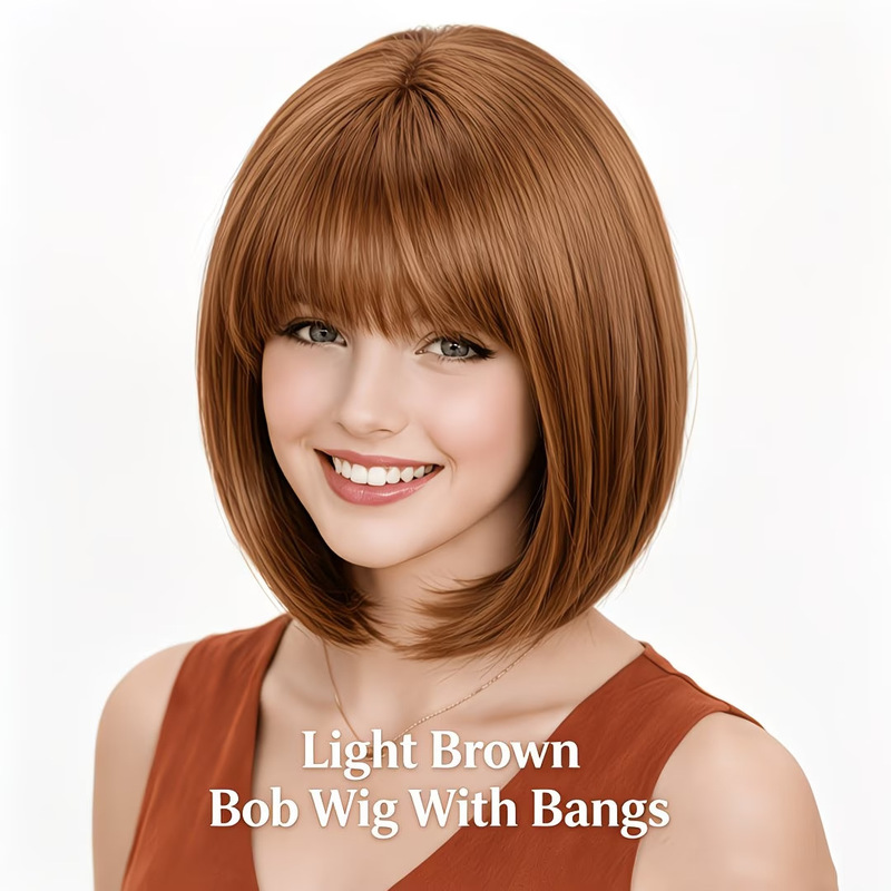 باروكة قصيرة بواجهة مفتوحة، لو - مراجعة Wig Fiber Net وسعره