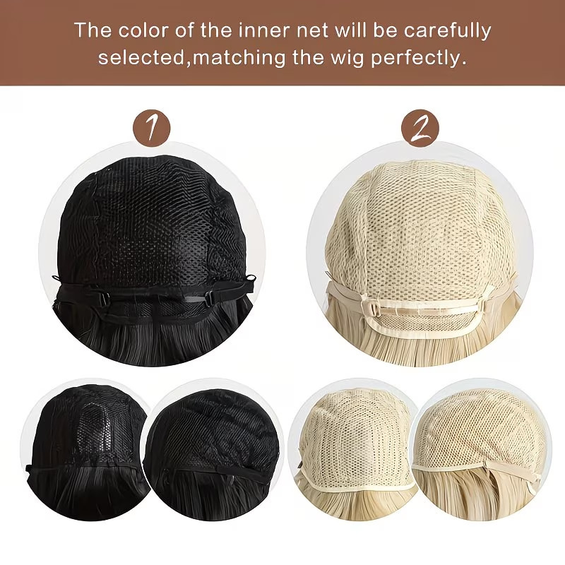 باروكة قصيرة بواجهة مفتوحة، لو - مراجعة Wig Fiber Net وسعره