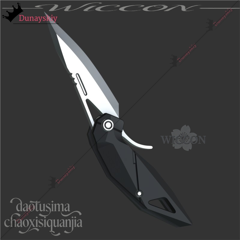 YiNuo*/ سكين كوسبلاي ثلاثي الأ - مراجعة Cosplay Prop Knife وسعره