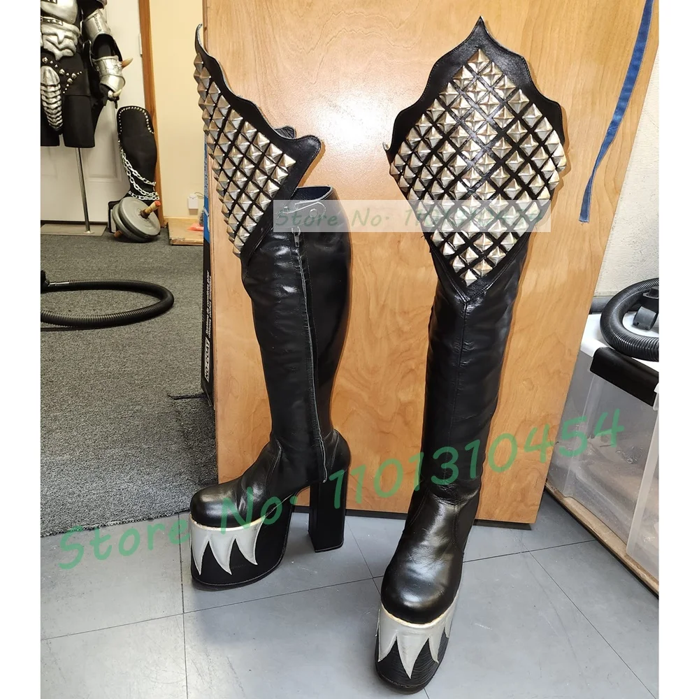 أحذية شيطان بنعل سميك عالي للر - مراجعة Cosplay Flame Prop وسعره