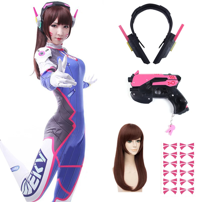 أنيمي امرأة بذلة الجوارب Dva ت - مراجعة Dva Cosplay Prop وسعره