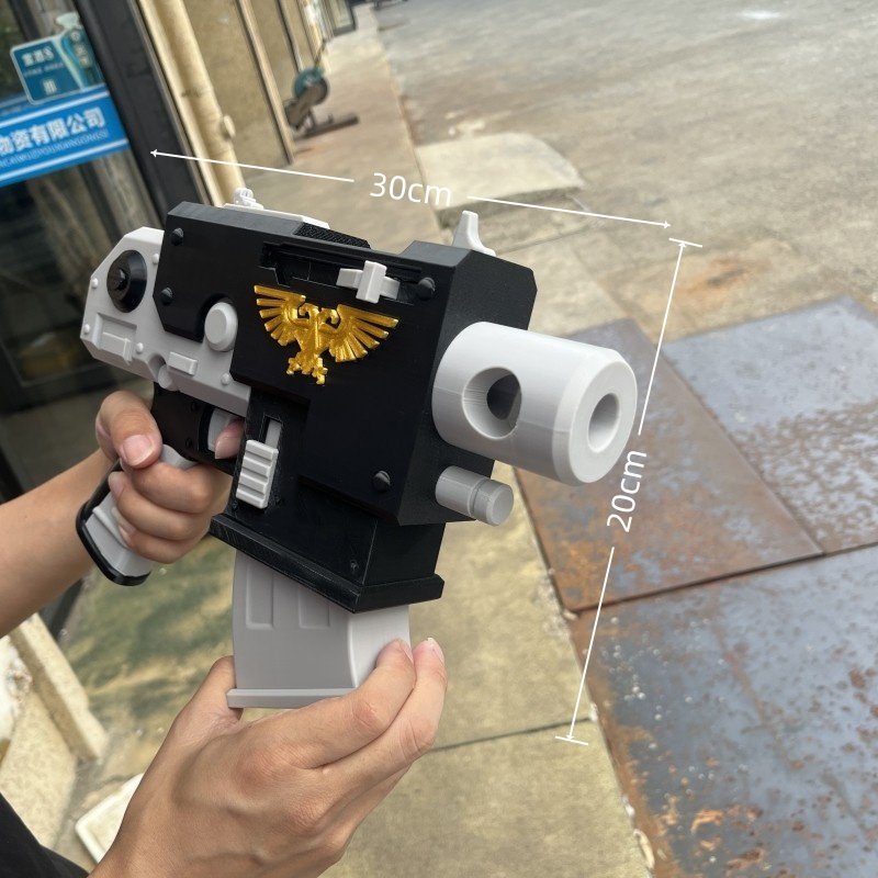 مسدس بولت بطول 31 سم، نموذج لع - مراجعة Cosplay Prop Pistol وسعره