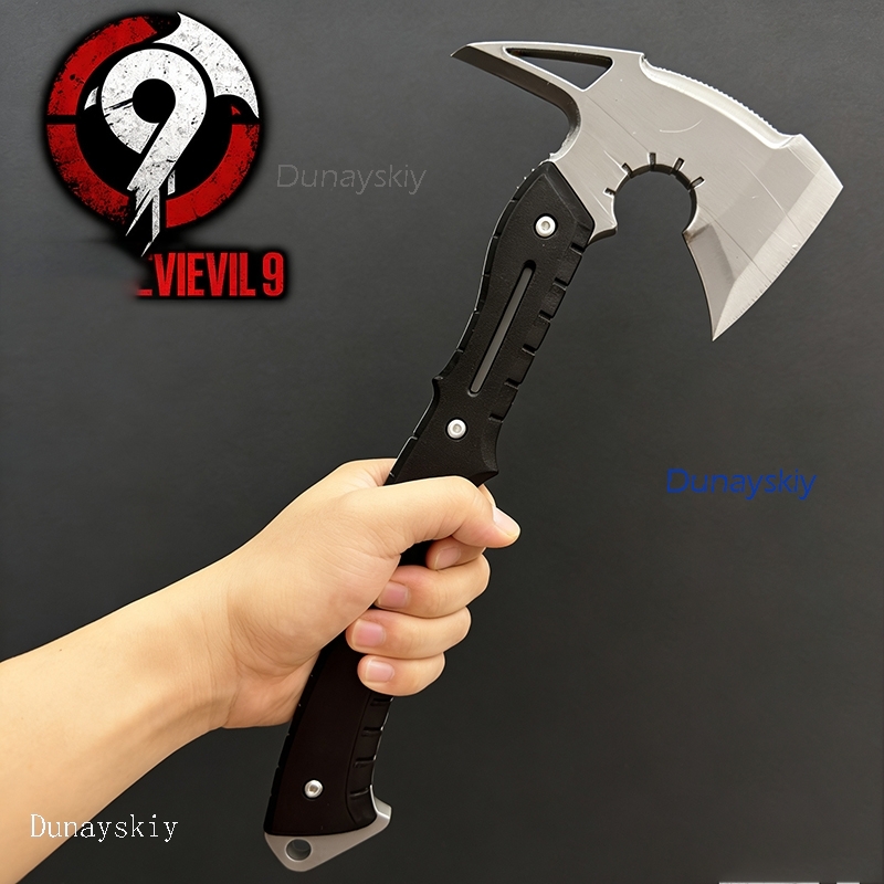 Re9 REQ ليون كوسبلاي إيفل ريكو - مراجعة Cosplay Prop Axe وسعره