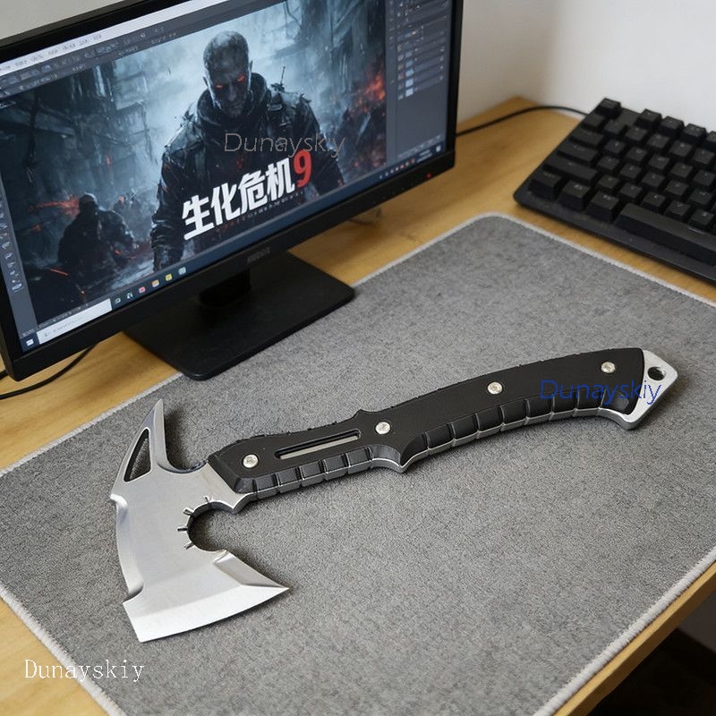 Re9 REQ ليون كوسبلاي إيفل ريكو - مراجعة Cosplay Prop Axe وسعره