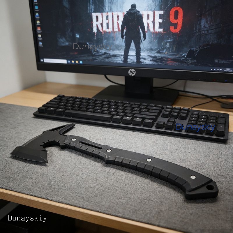Re9 REQ ليون كوسبلاي إيفل ريكو - مراجعة Cosplay Prop Axe وسعره
