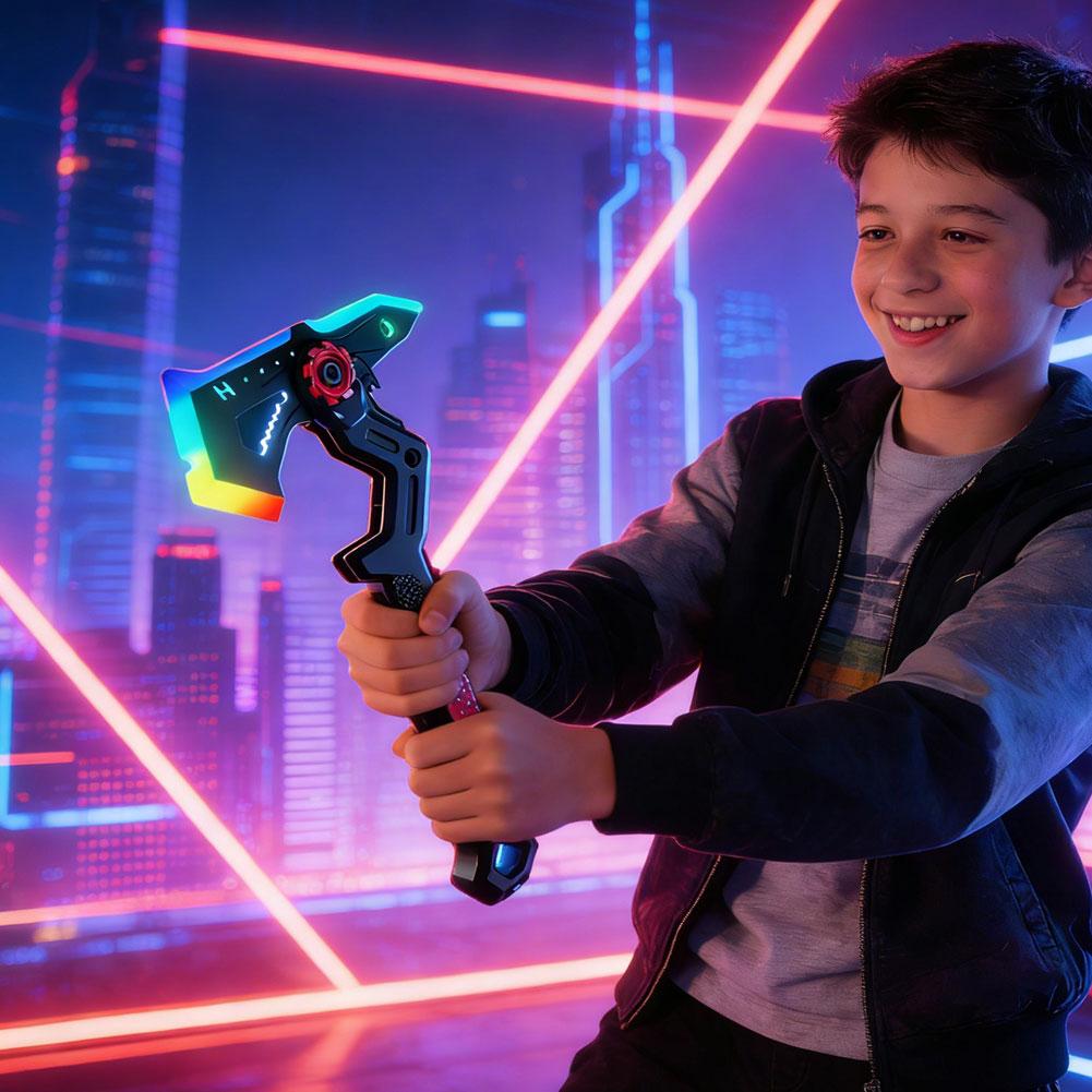 لعبة سيف فأس ليزر قابلة للتحوي - مراجعة Cosplay Prop Axe وسعره
