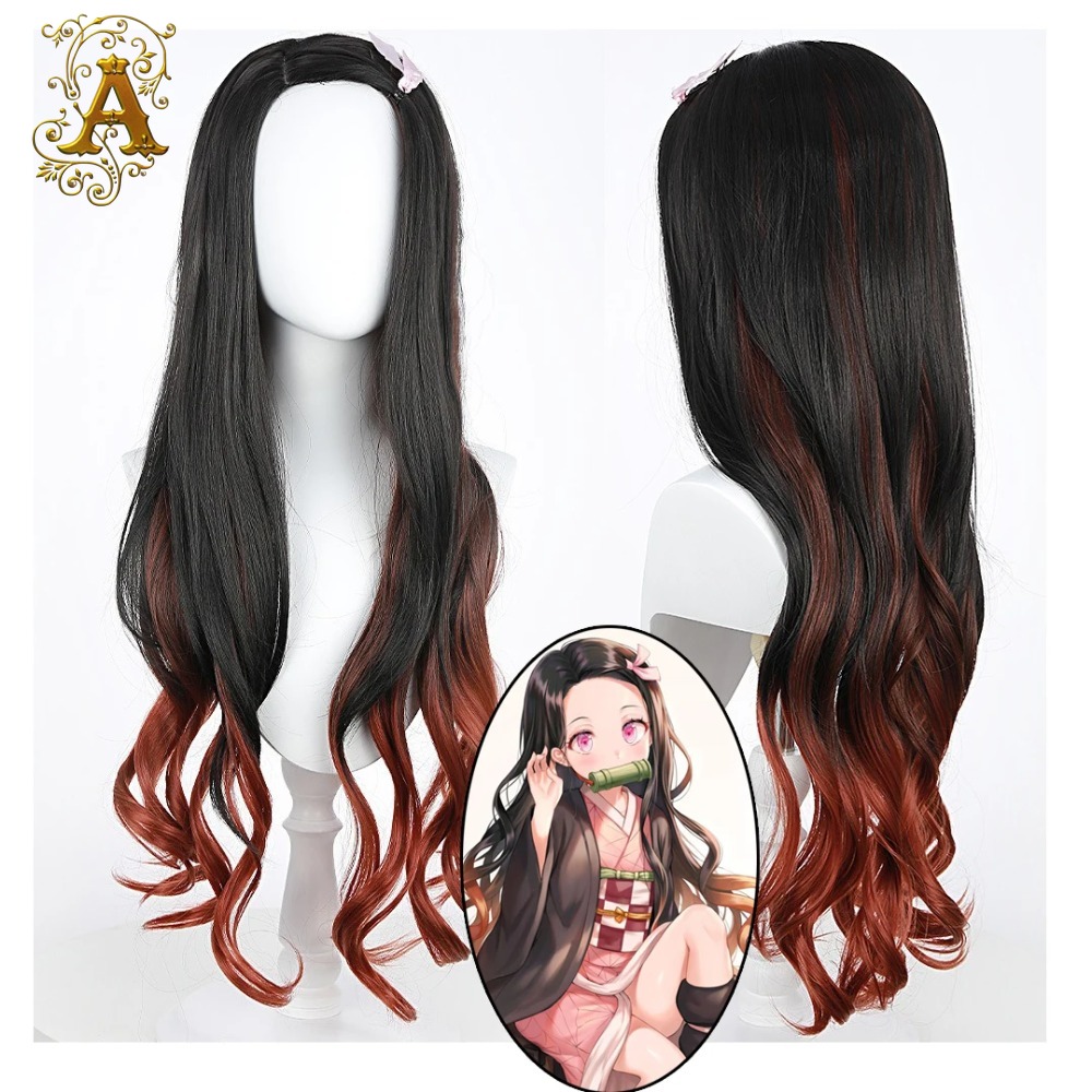 شعر مستعار طويل مجعد بلون أسود - مراجعة Wig Fiber Net وسعره