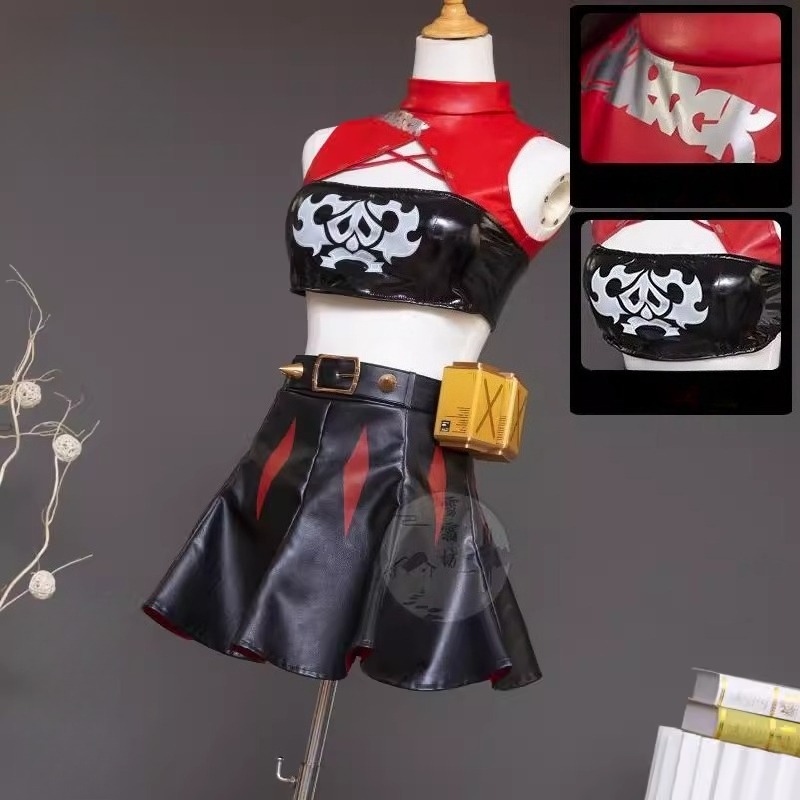 أزياء حفلات الهالوين الأنمي لع - مراجعة Burnice Cosplay Prop وسعره