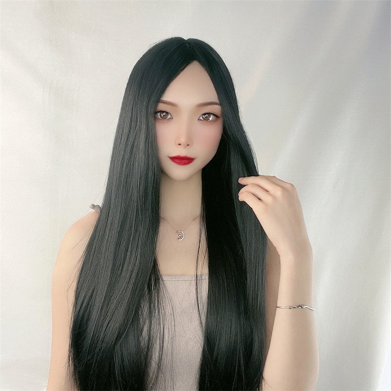 باروكة شعر طويل مستقيم للنساء  - مراجعة Wig Fiber Net وسعره
