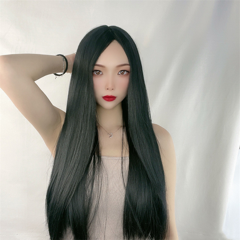 باروكة شعر طويل مستقيم للنساء  - مراجعة Wig Fiber Net وسعره