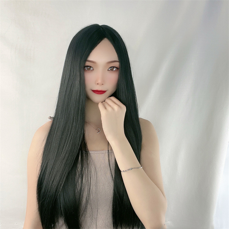 باروكة شعر طويل مستقيم للنساء  - مراجعة Wig Fiber Net وسعره